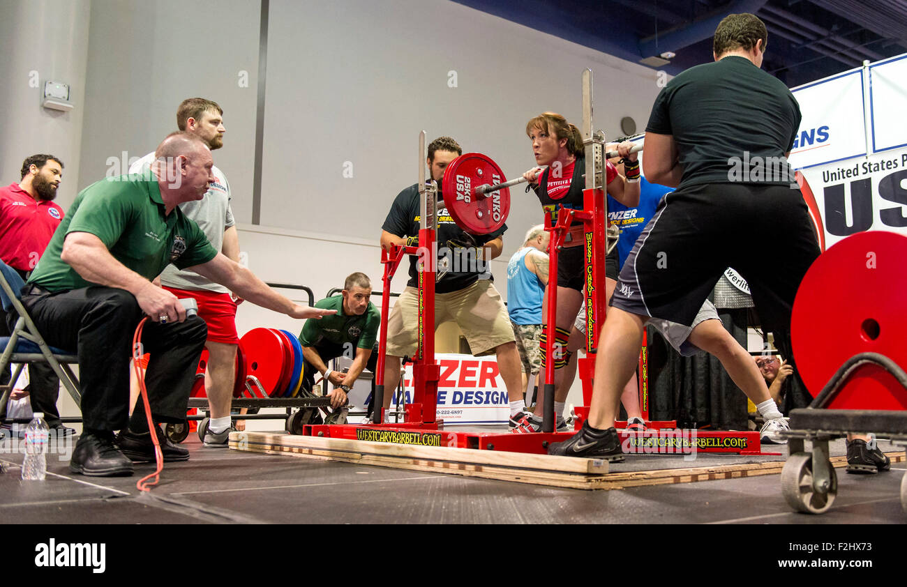 Las Vegas, Nevada, USA. 18th Sep, 2015. JESSICA KRATZ competes in the