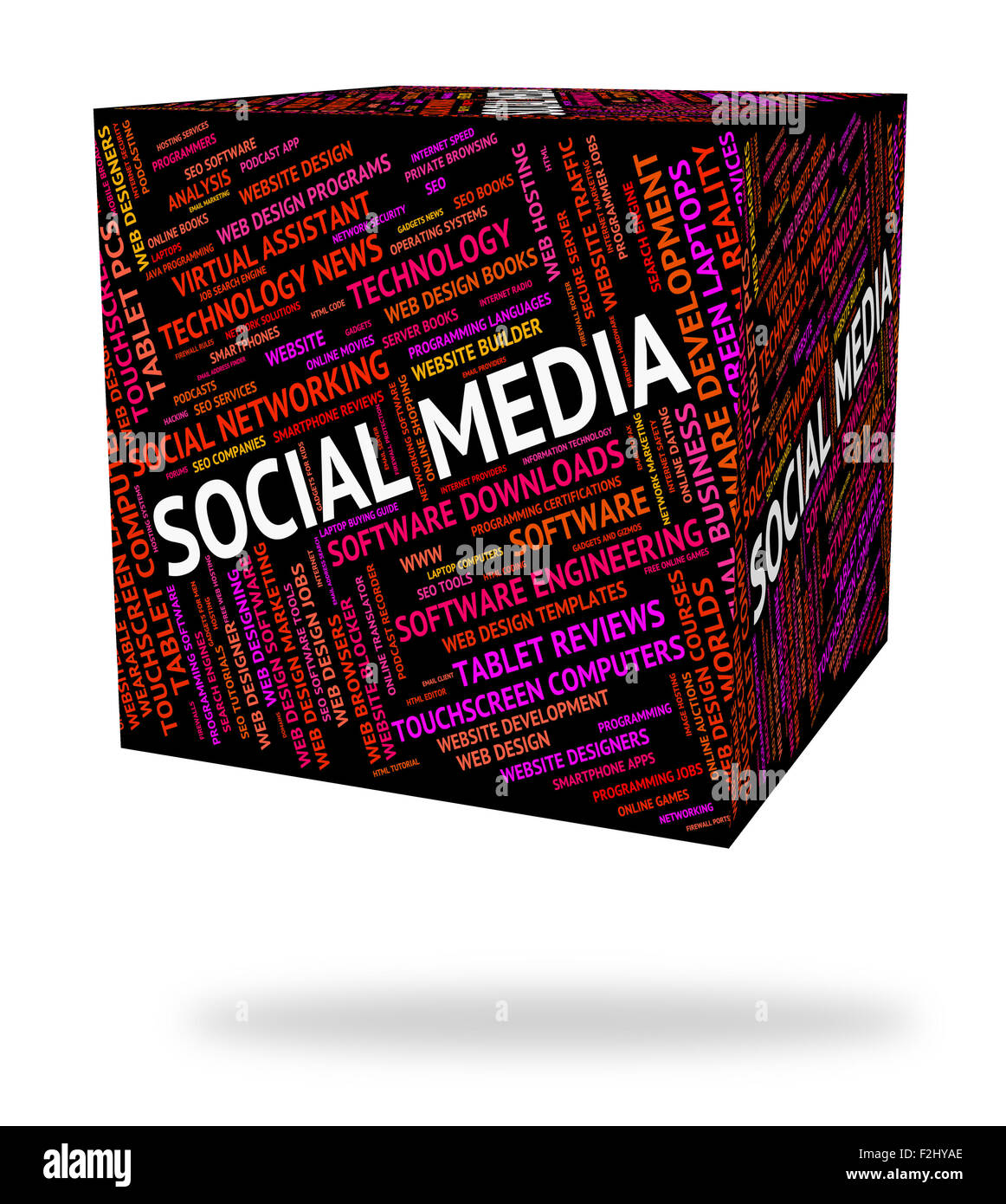 Social Media Showing Multimedia Forums And Posts Stock Photo Alamy