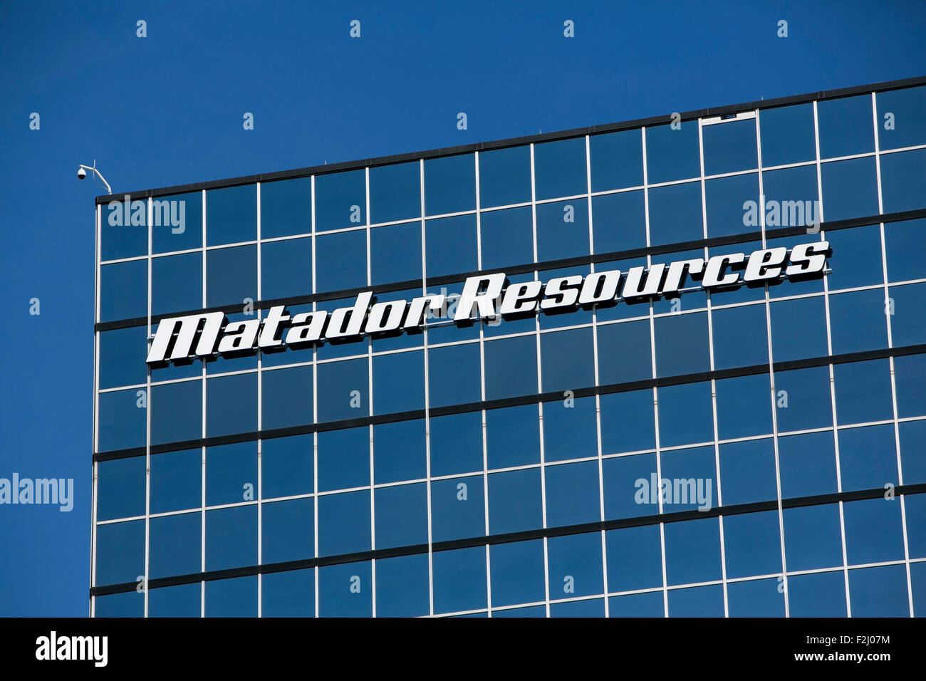 A logo sign outside of the headquarters of The Matador Resources