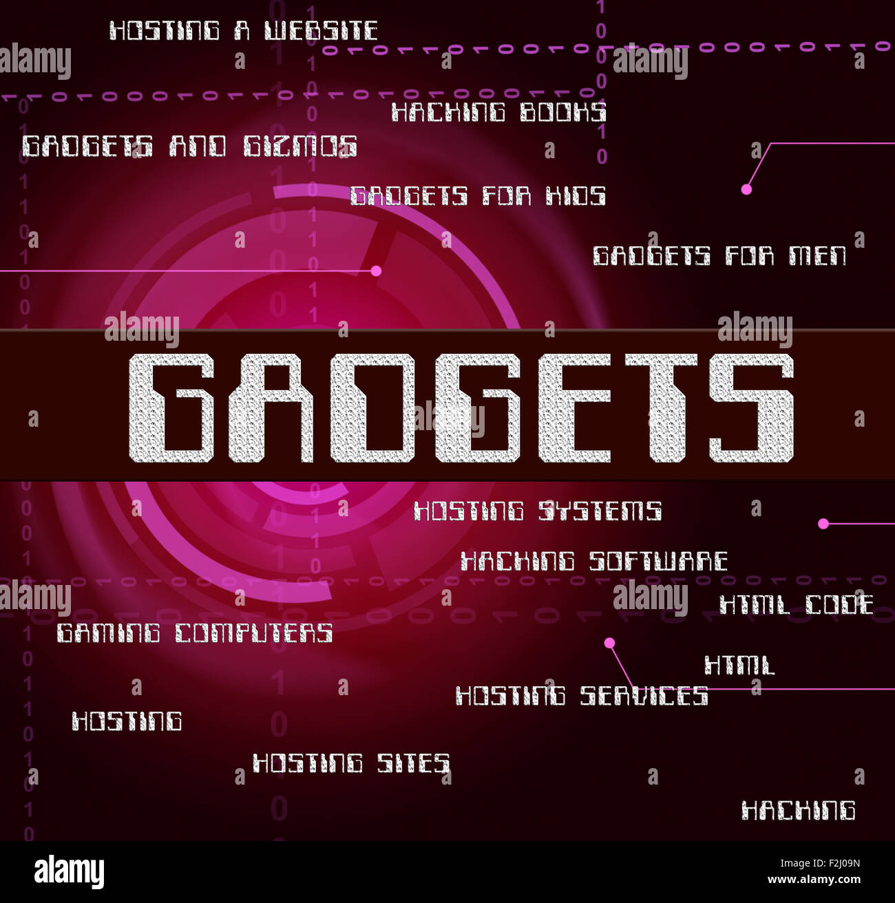 Gadgets Word Meaning Appliances Tool And Contrivance Stock Photo Alamy