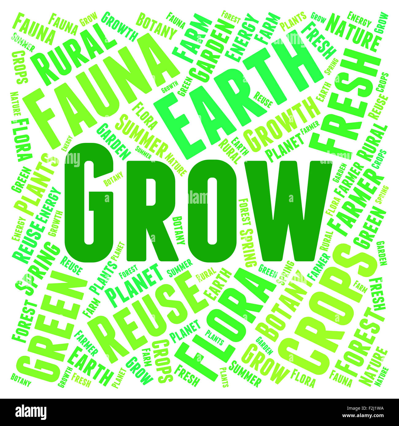 Grow Words Meaning Sow Cultivates And Growth Stock Photo Alamy