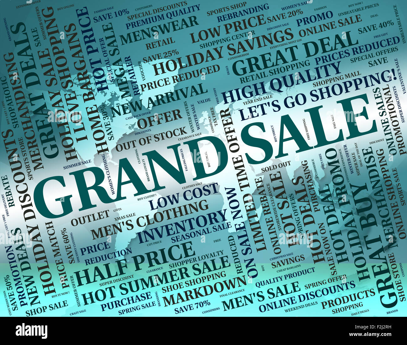 Grand Sale Meaning Clearance Discounts And Promotion Stock Photo Alamy