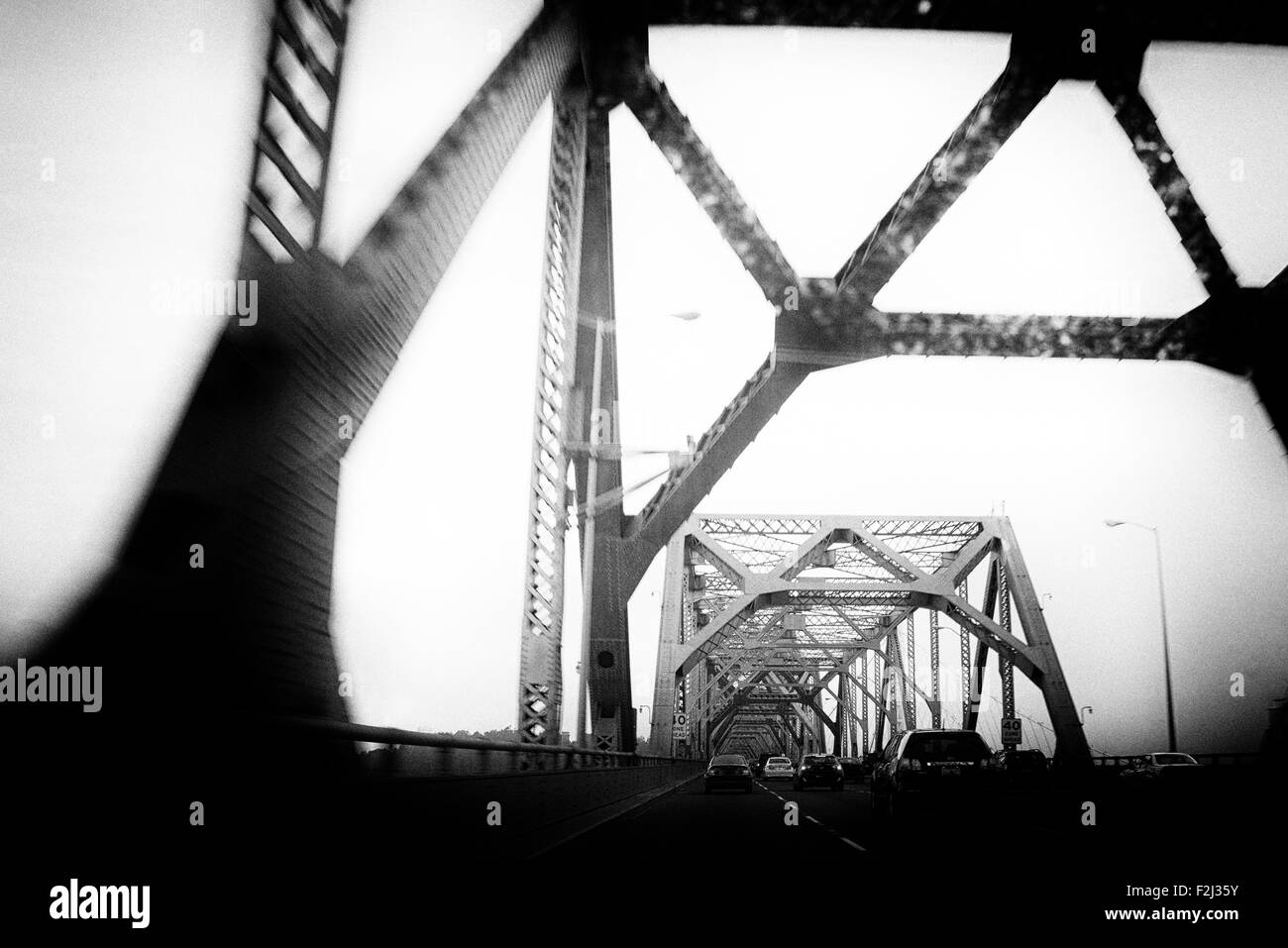 Bay Bridge, San Francisco Bay, San Francisco, California, USA Stock Photo