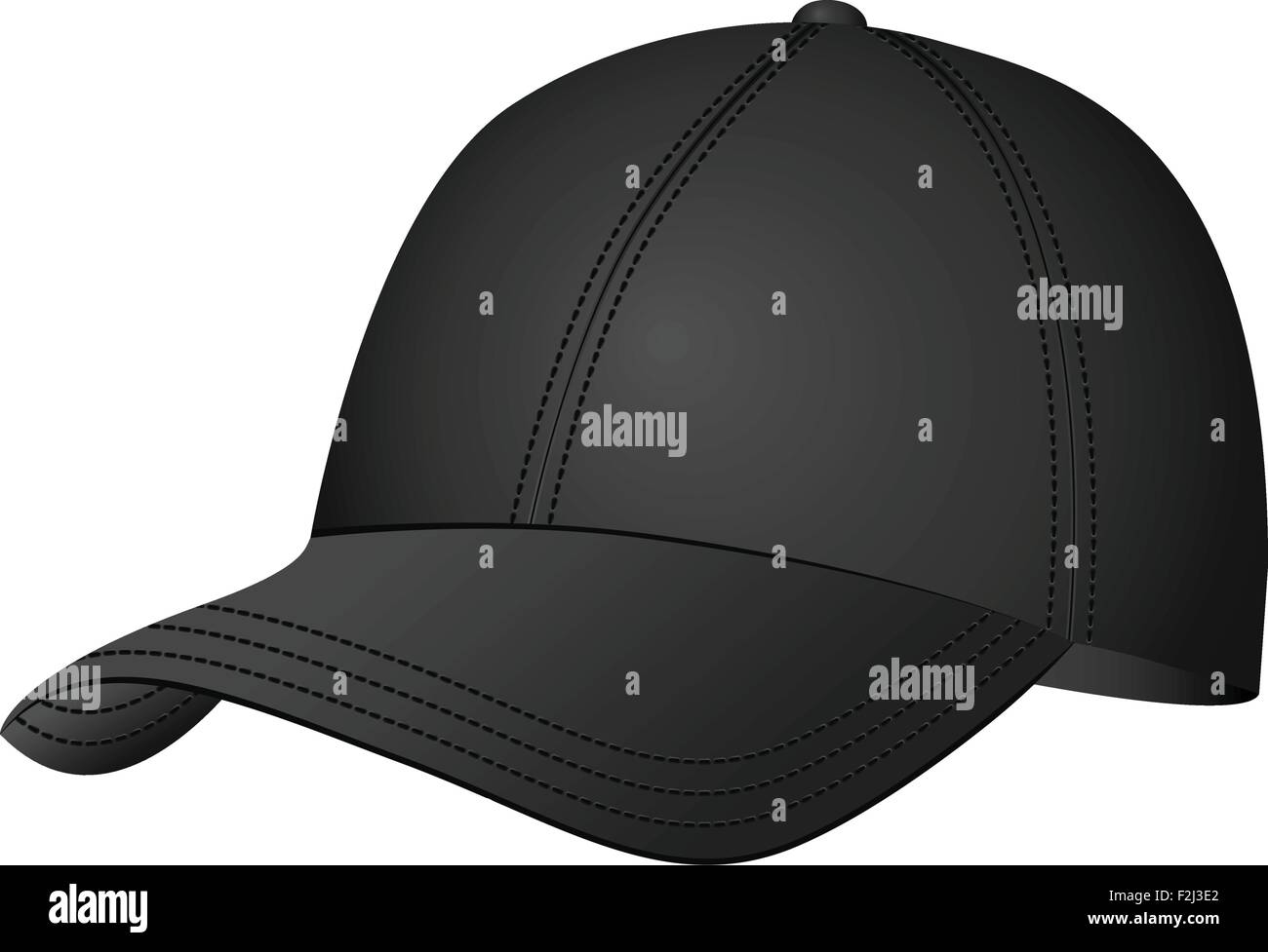 Baseball cap on white background. Vector illustration Stock Vector ...
