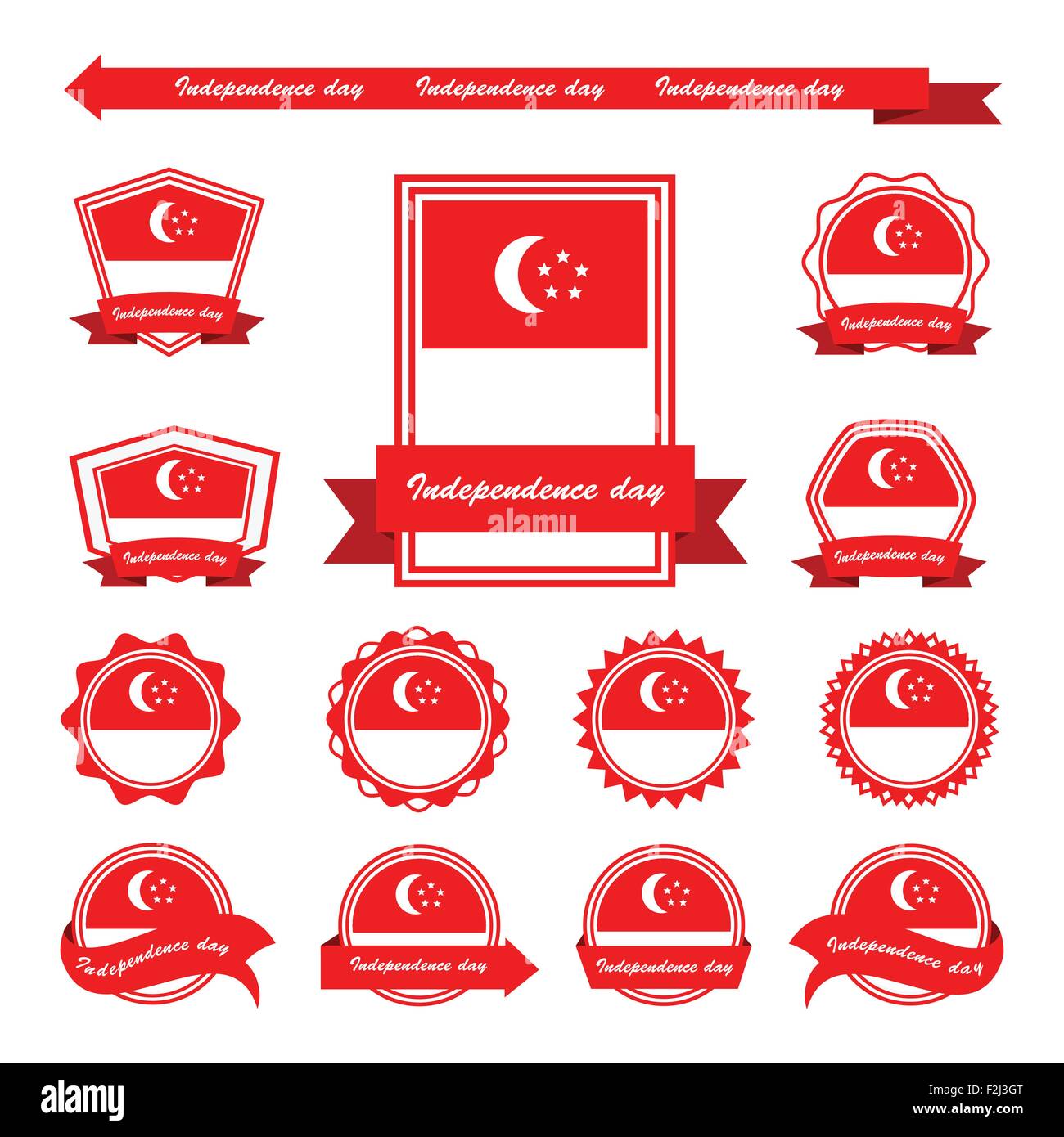 Public Holiday Singapore Stock Vector Images Alamy