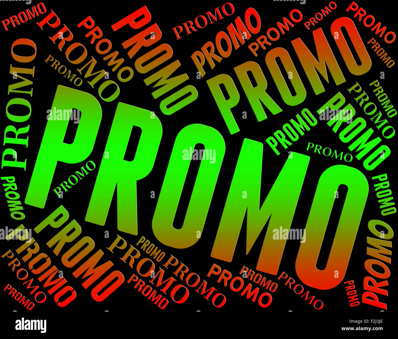 Promo Word Indicating Cheap Sale And Merchandise Stock Photo - Alamy