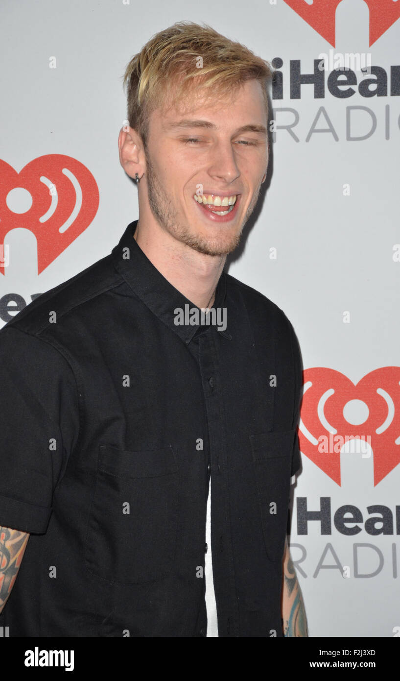 Las Vegas, Nevada, USA. 19th Sep, 2015. Rapper Machine Gun Kelly ...