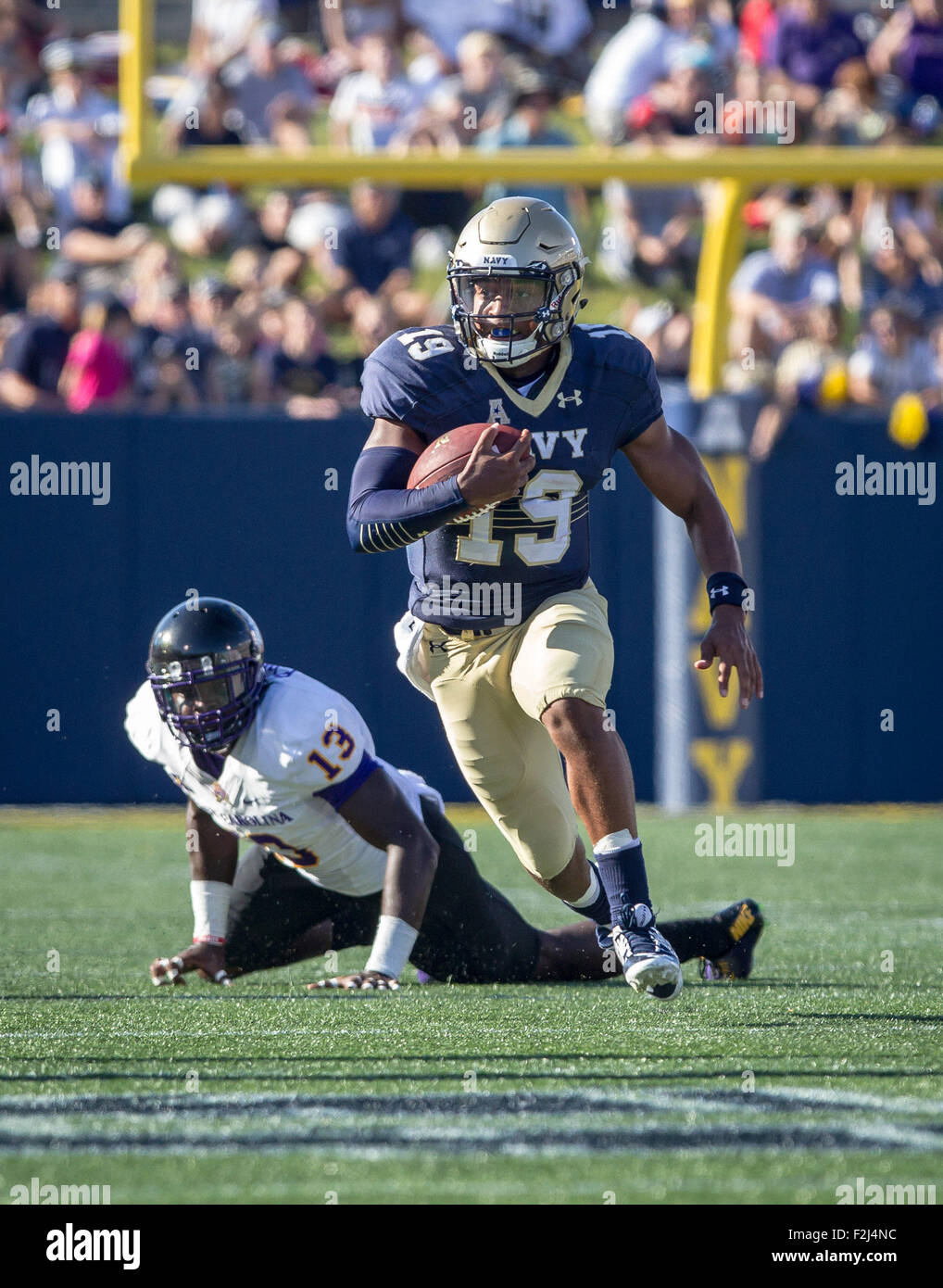 9/19/2015 [Keenan Reynolds] in action in the NCAA football game