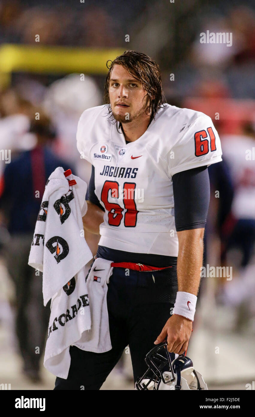 San Diego, CA. 19th Sep, 2015. University of South Alabama Jaguar LS ...