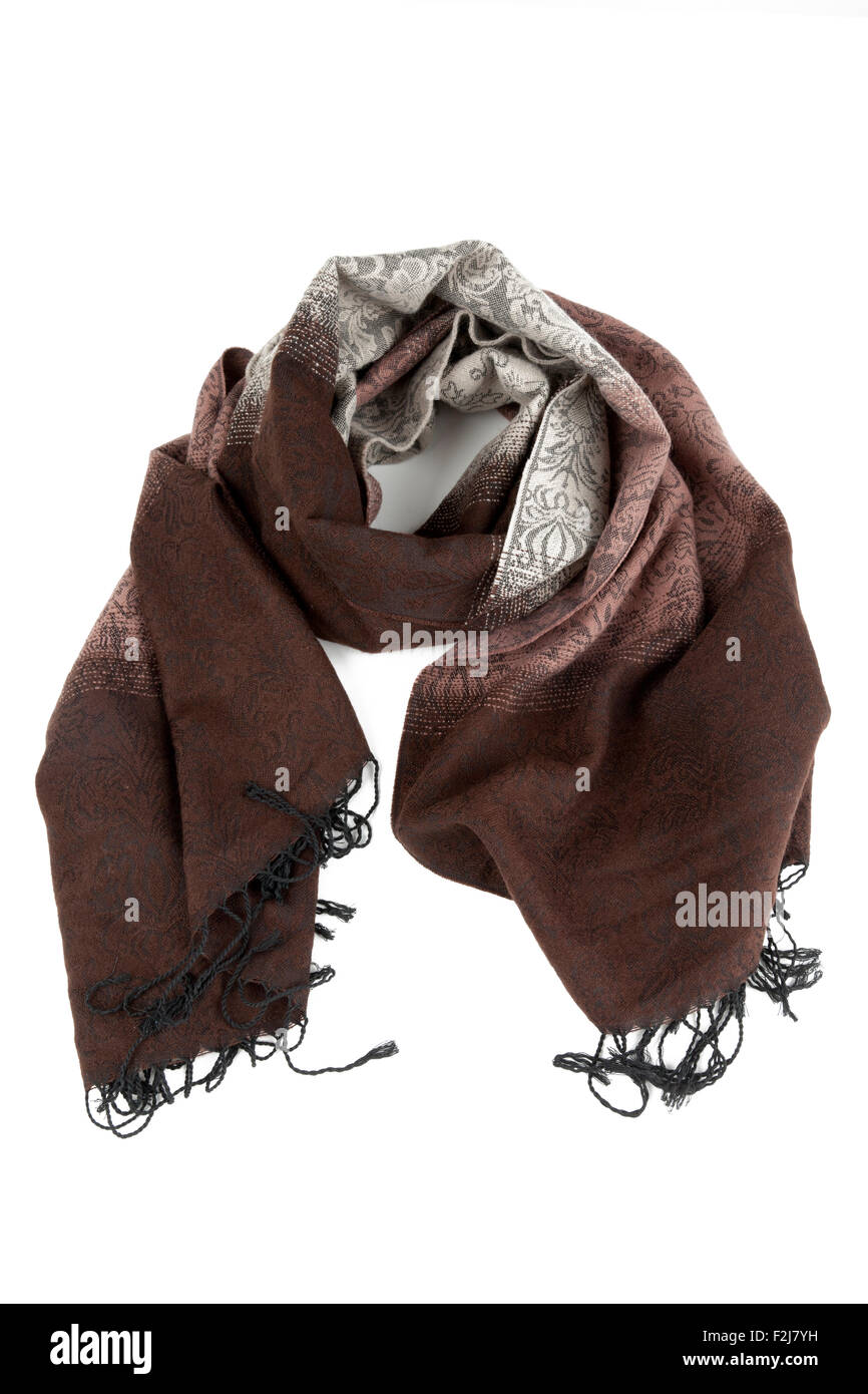 scarf isolated on white background Stock Photo