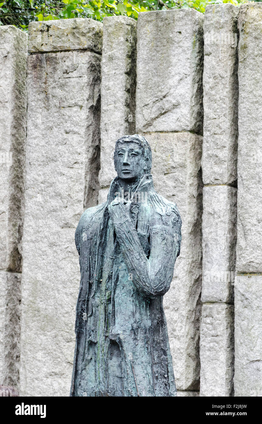Famine Memorial, Edward Delaney, Dublin, Ireland Stock Photo