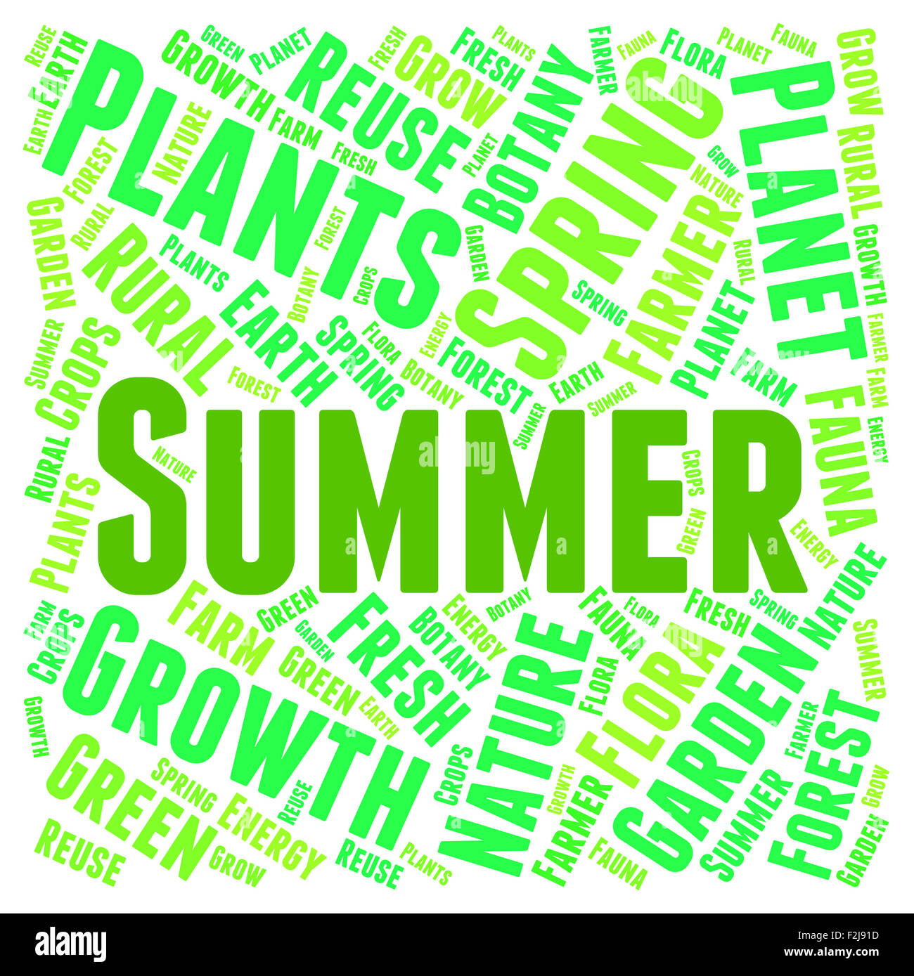 Summer Word Showing Hot Weather And Warm Stock Photo Alamy