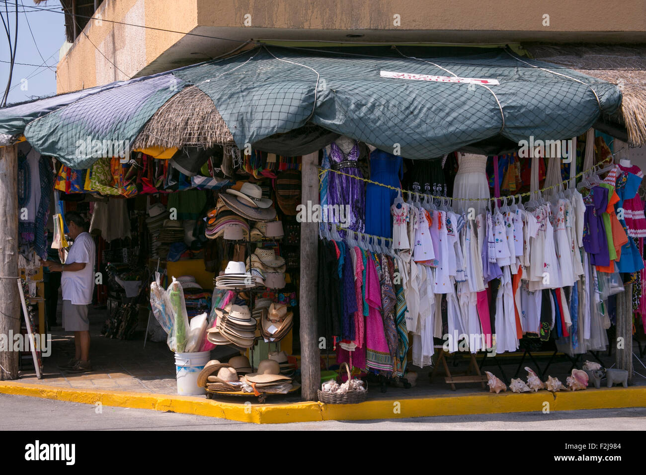 Souvenir shop in Puerto Morelos, Mexico Stock Photo Alamy