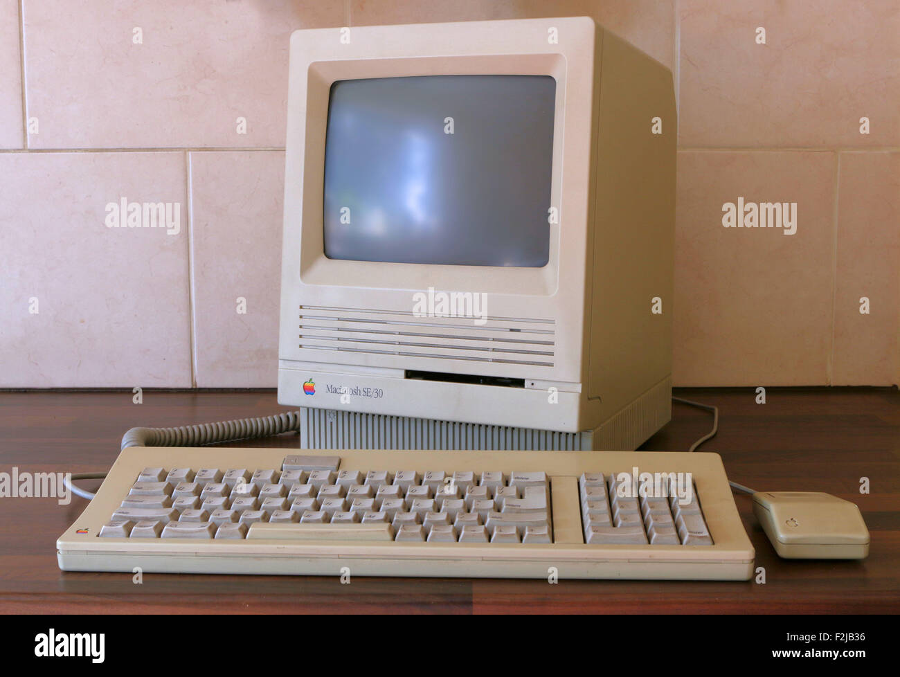 1989 Apple Macintosh SE/30 computer Stock Photo