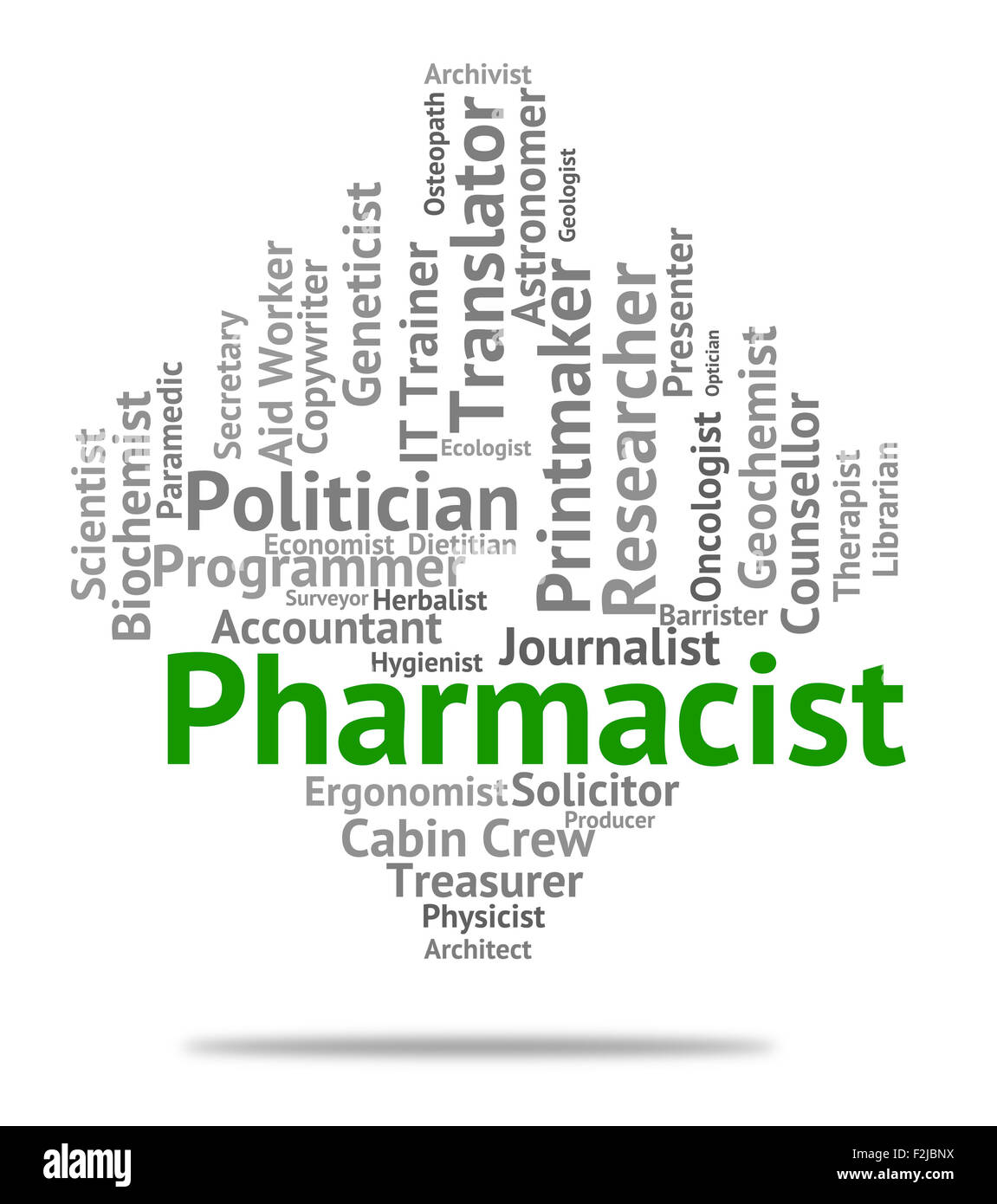 Work occupations pharmacist Cut Out Stock Images & Pictures Alamy