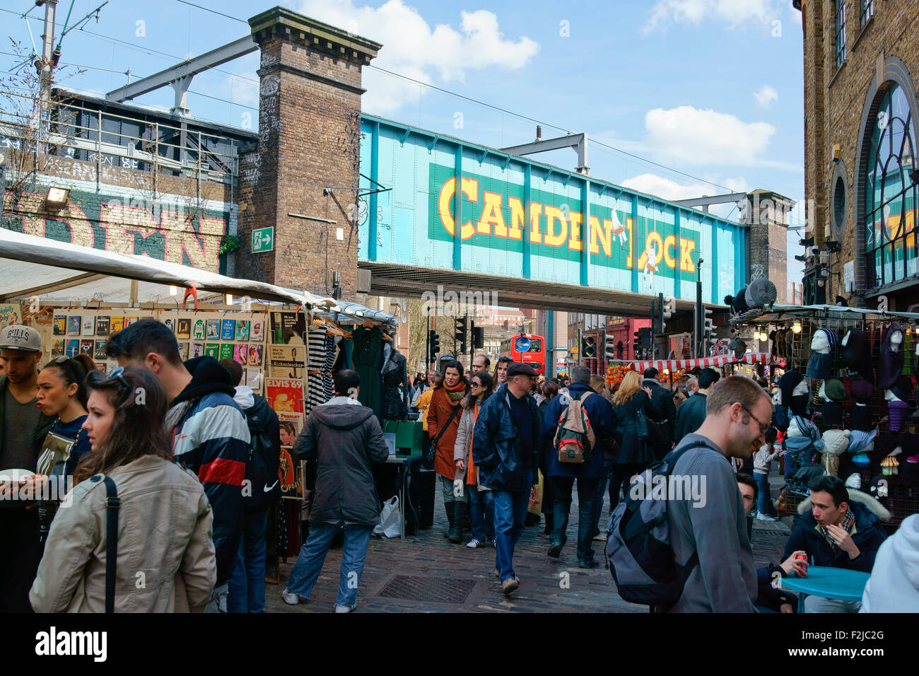 Camden Lock market Camden Town London England Stock Photo