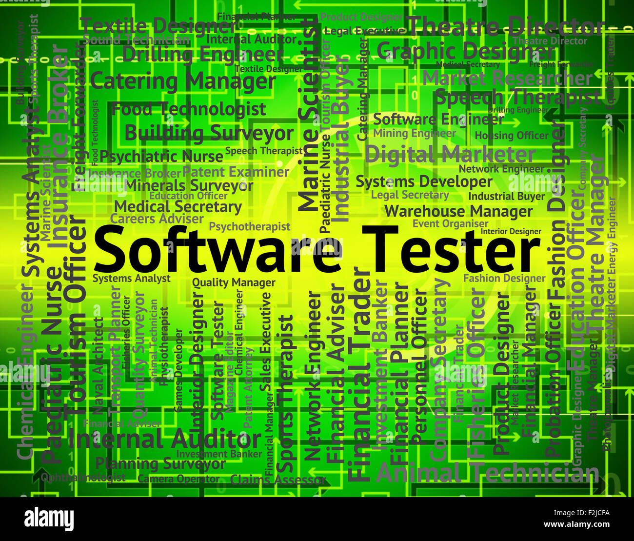 Software Tester Meaning Reviewer Programs And Work Stock Photo Alamy