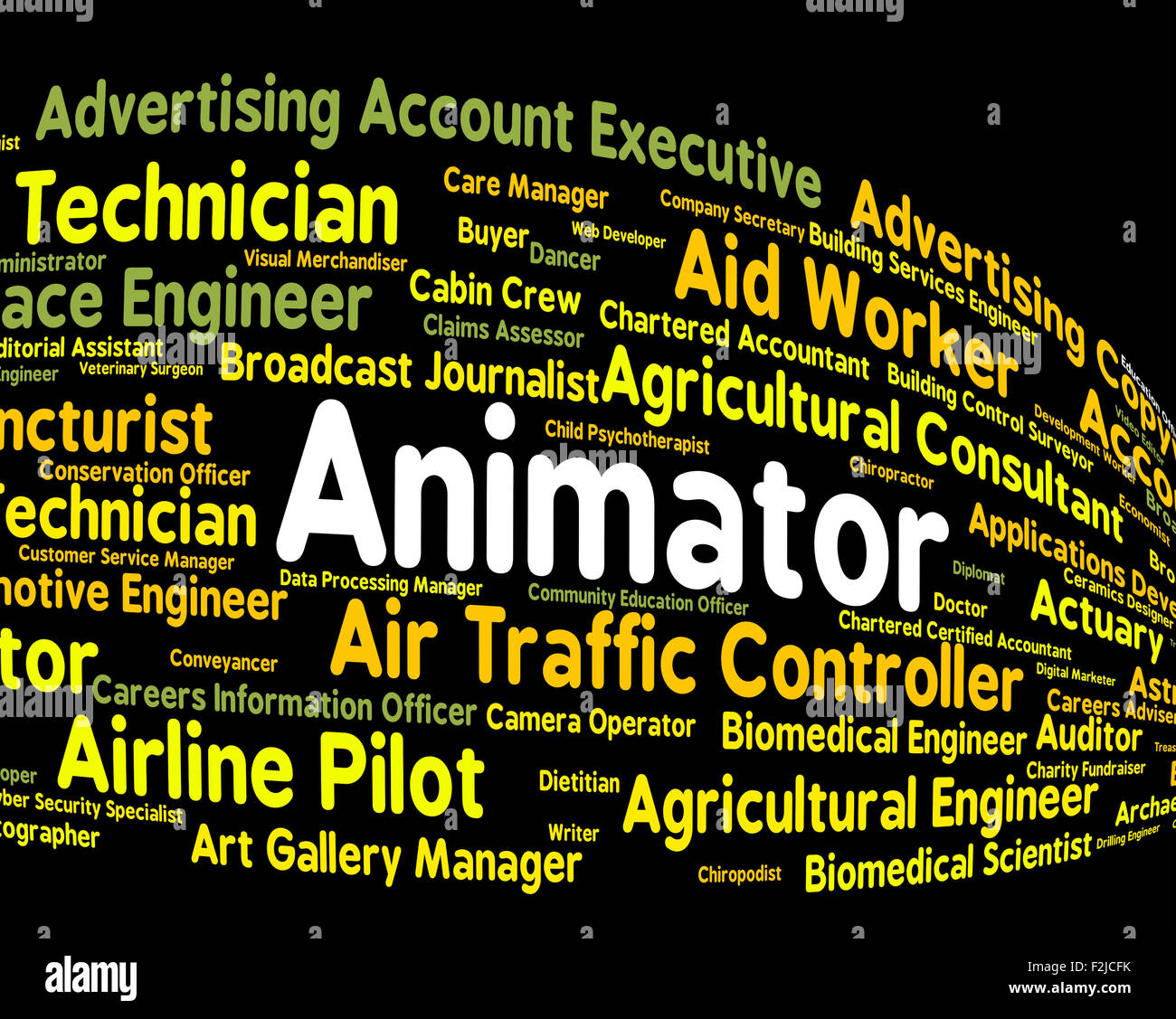 Animator Job Meaning Occupation Cartoon And Animators Stock Photo Alamy