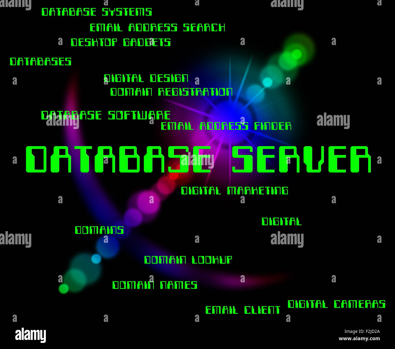Database Server Meaning Computer Servers And Databases Stock Photo - Alamy
