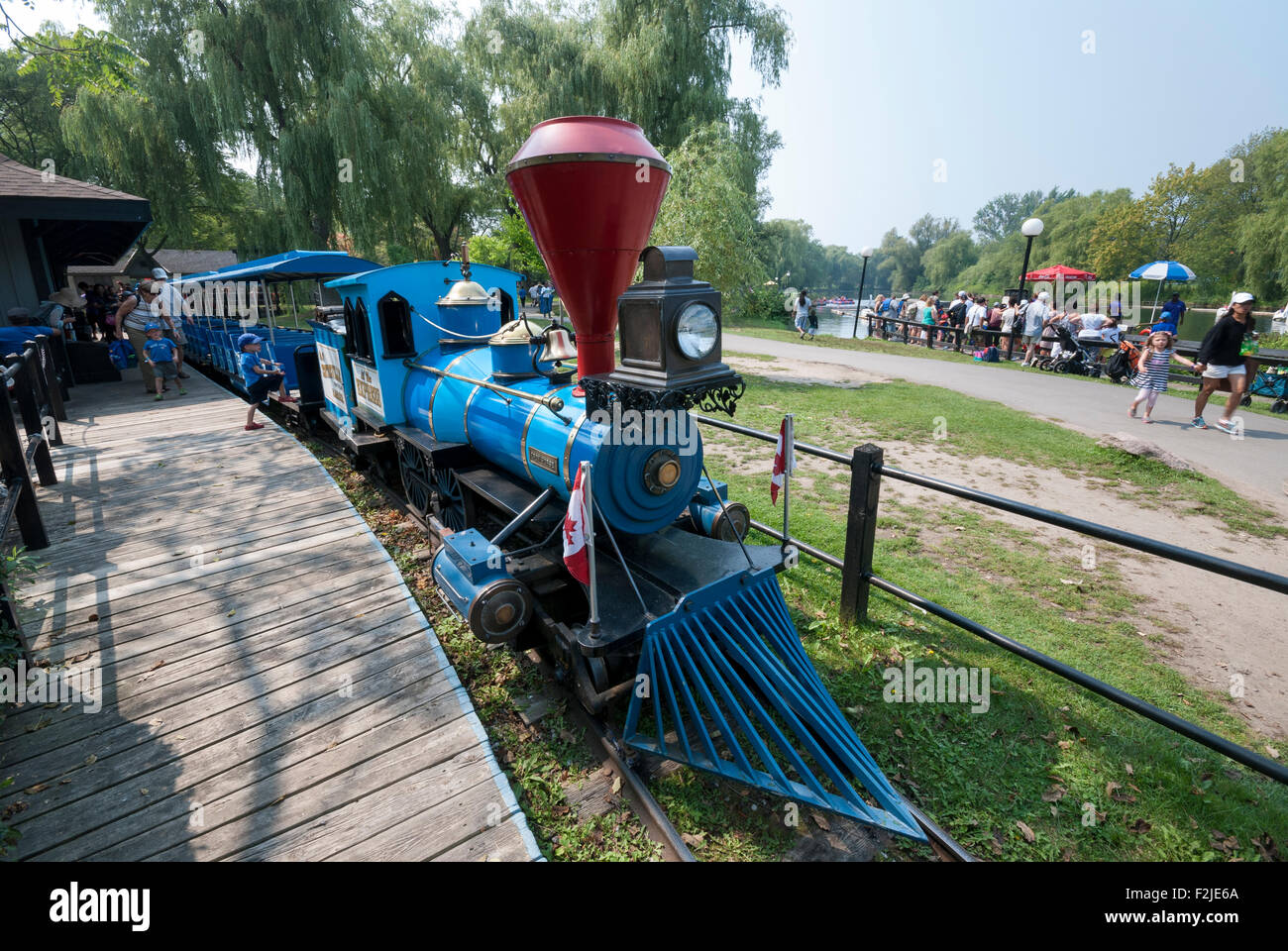The wellknown Centreville miniature train ride at Centreville