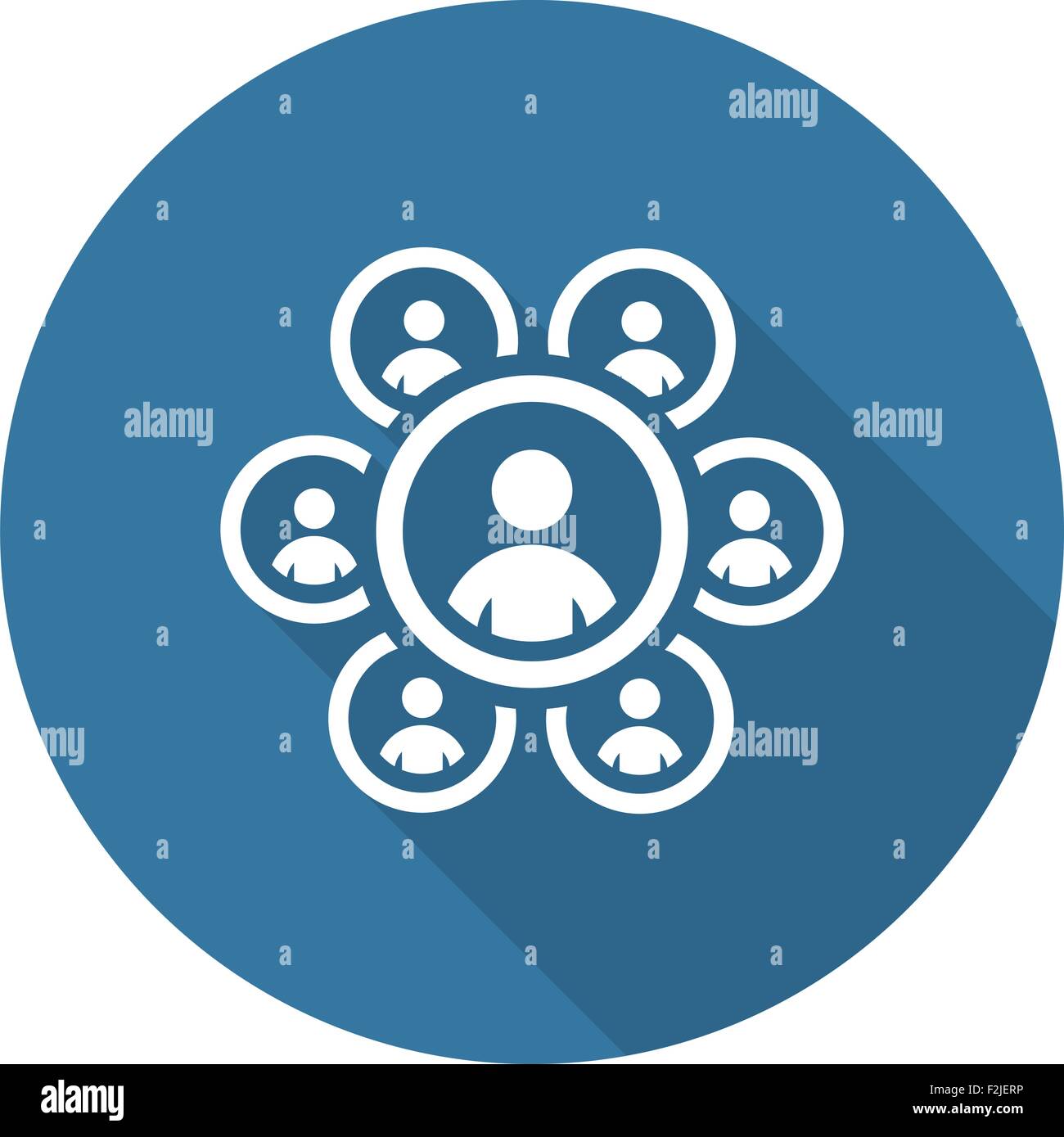 Teamwork Icon. Business Concept. Flat Design Stock Vector Image & Art ...
