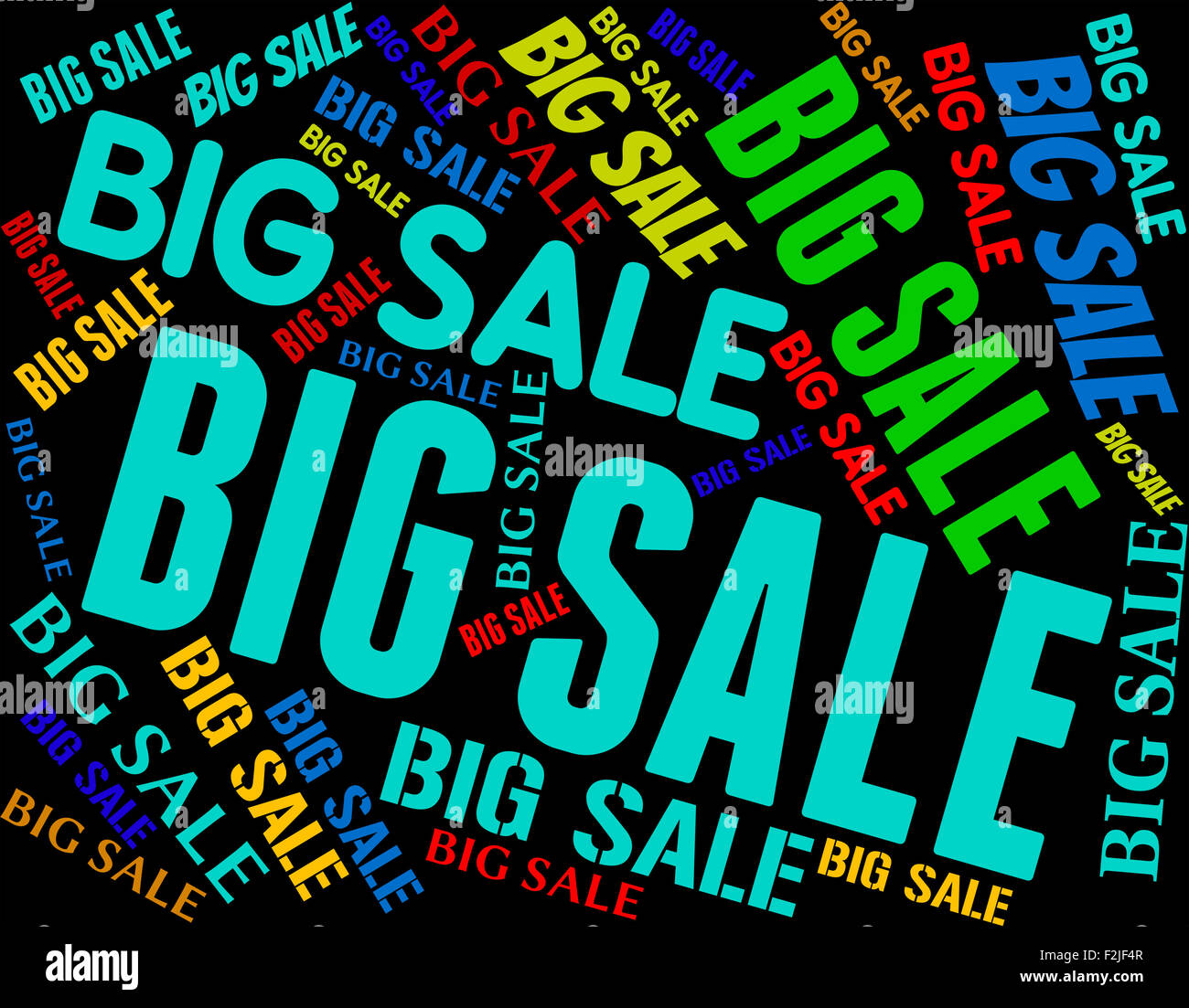 Big Sale Meaning Bargain Text And Word Stock Photo Alamy
