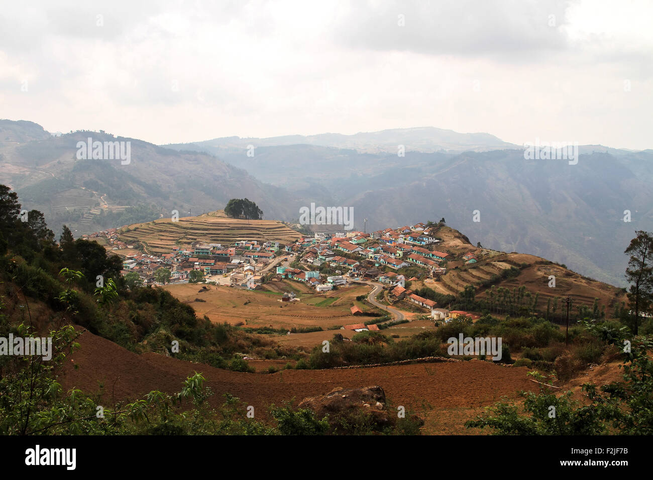 Terrace Farming in Tamilnadu, India Stock Photo - Alamy