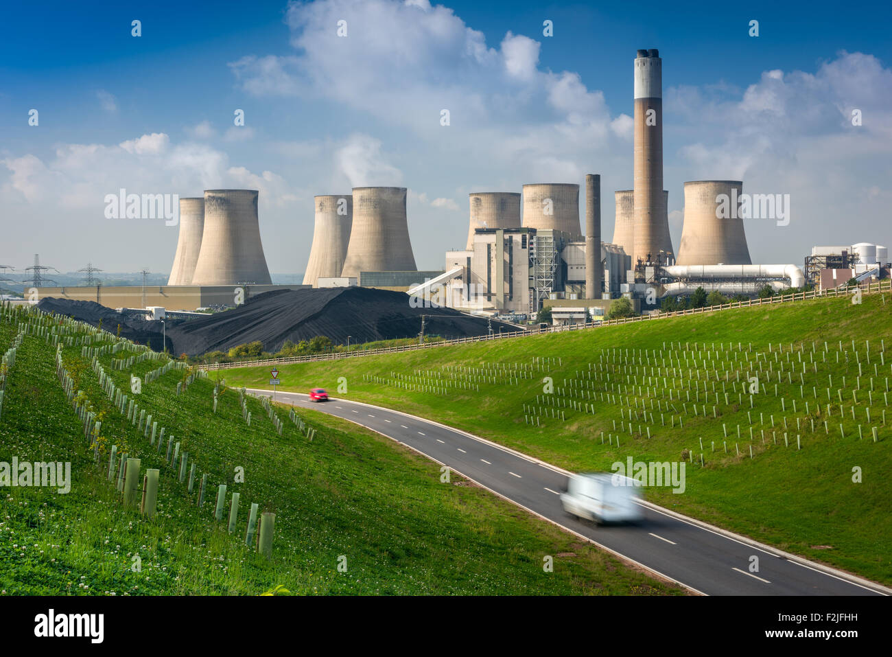 Ratcliffe-on-Soar Power Station Stock Photo