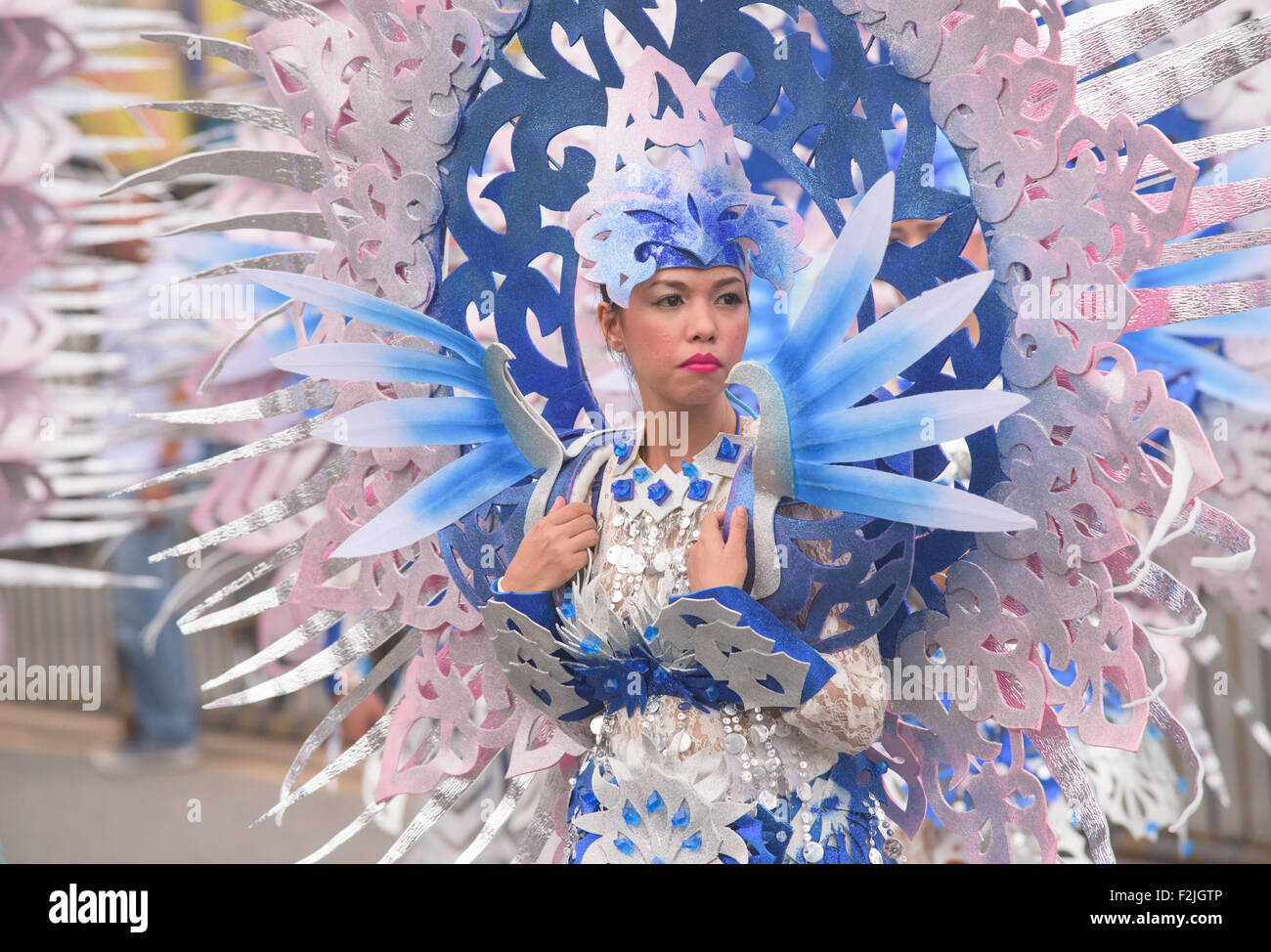 Participant of the Float Parade of the 17th Gensan Tuna Festival in