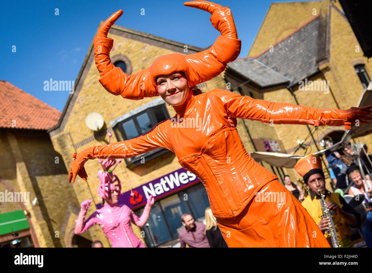 South Woodham Ferrers, UK. 20th September, 2015. One of the colourful ...