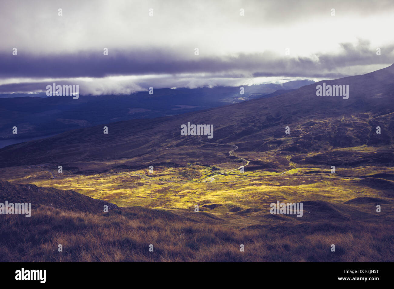 Wilderness in Scotland Stock Photo