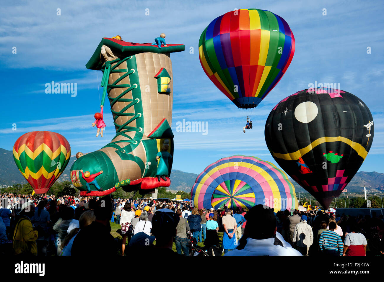 Colorado Springs Labor Day Lift Off September 2015 At Memorial Park Colorado Springs Colorado Usa Stock Photo Alamy