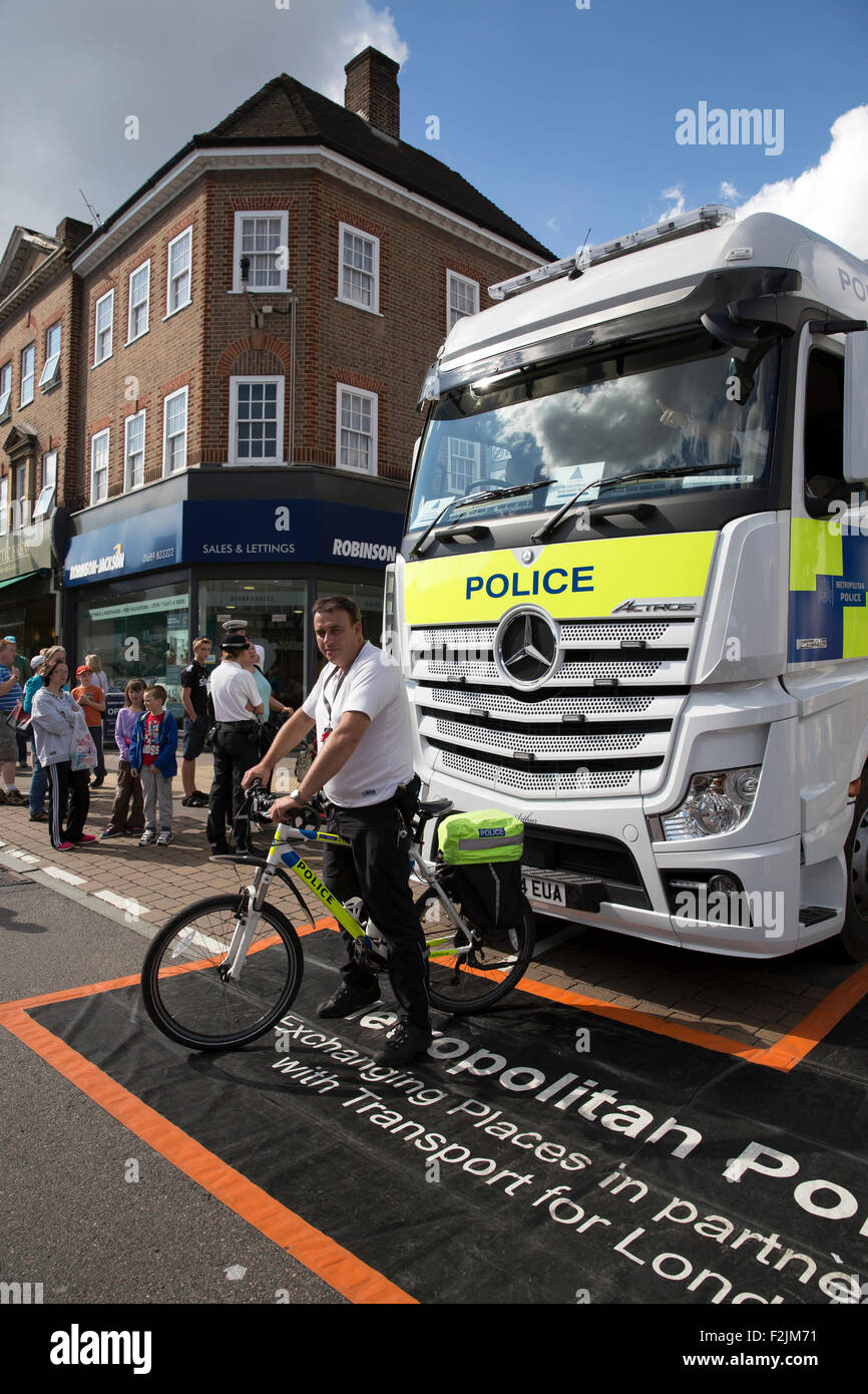 Orpington,UK,20th September 2015,Cycle Task Force Road Safety Team