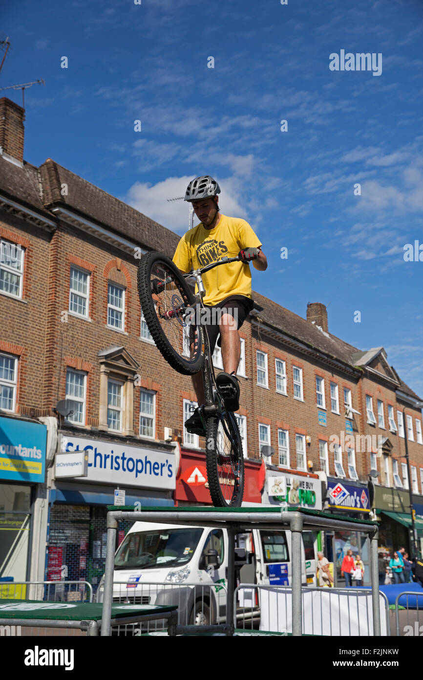 Orpington,UK,20th September 2015,Orpington High Street became a traffic