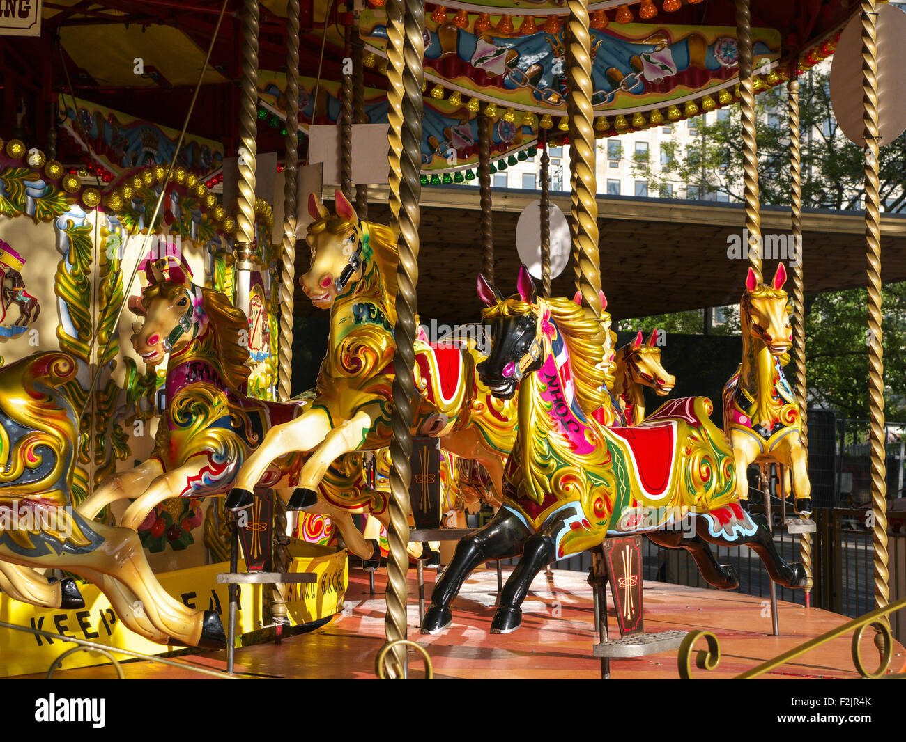 Galloping carousel horse hires stock photography and images Alamy