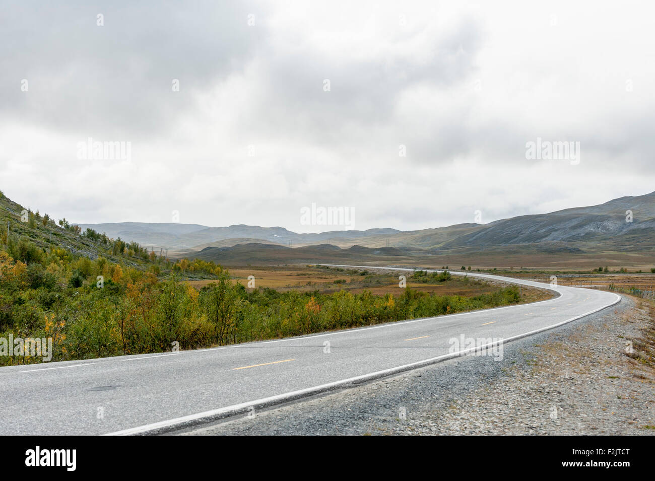 Road bend Stock Photo Alamy