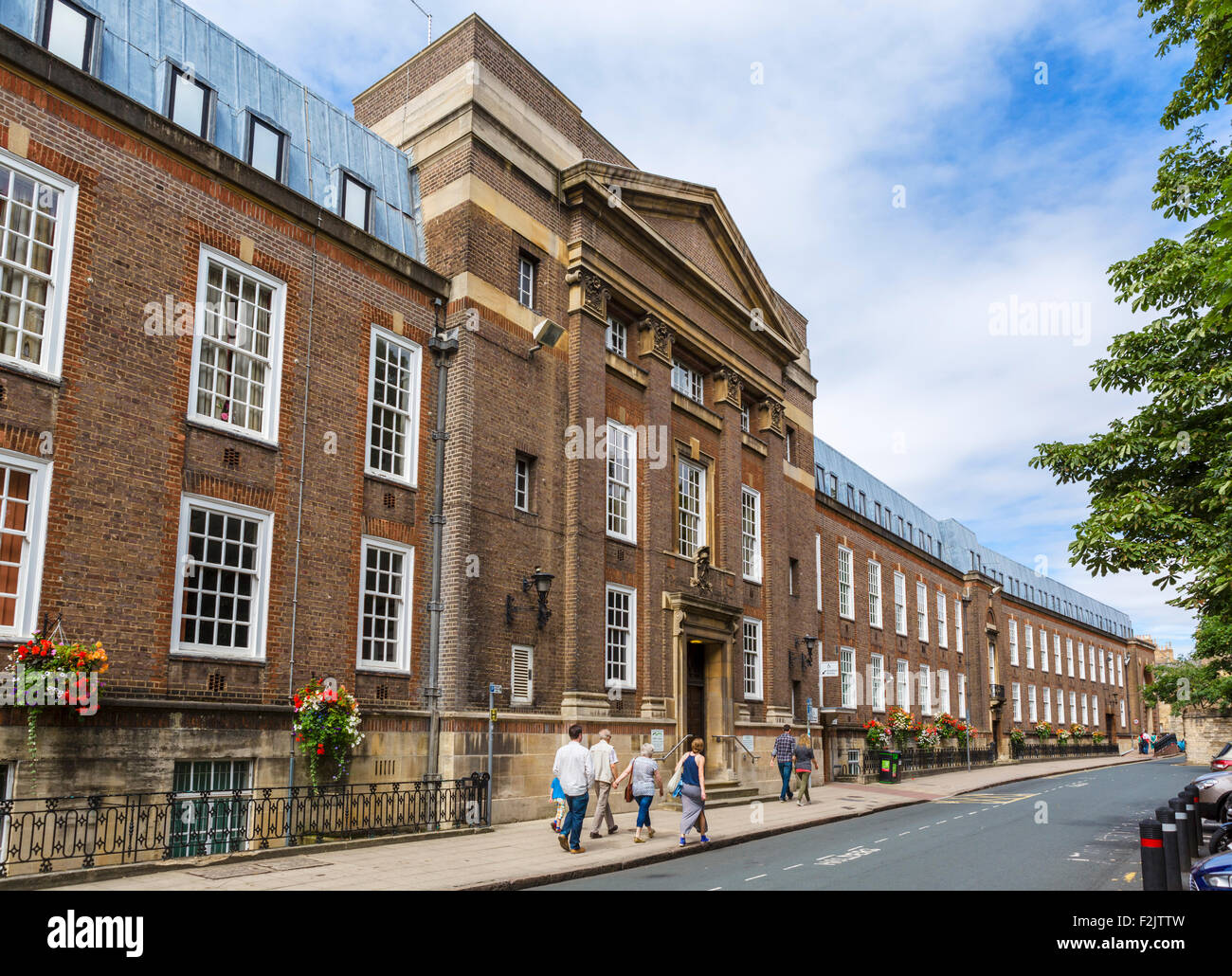St Peters Road entrance to the Town Hall, Peterborough, Cambridgeshire