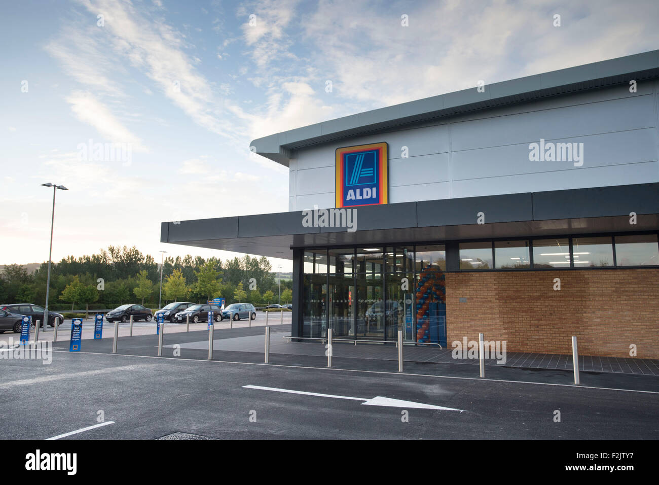 Aldi store in Blackwood, South Wales Stock Photo Alamy