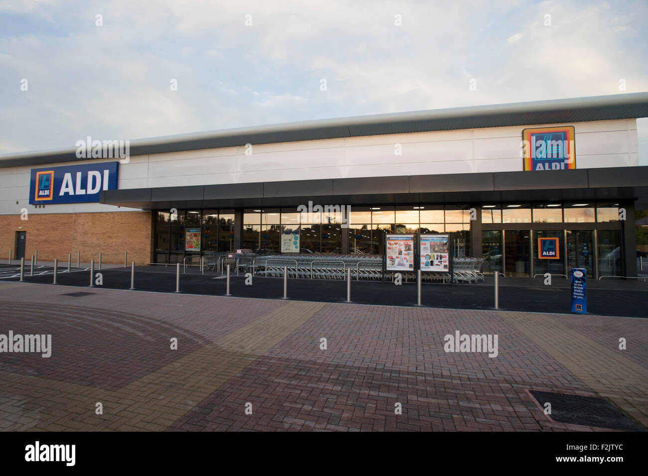 Aldi store in Blackwood, South Wales Stock Photo Alamy