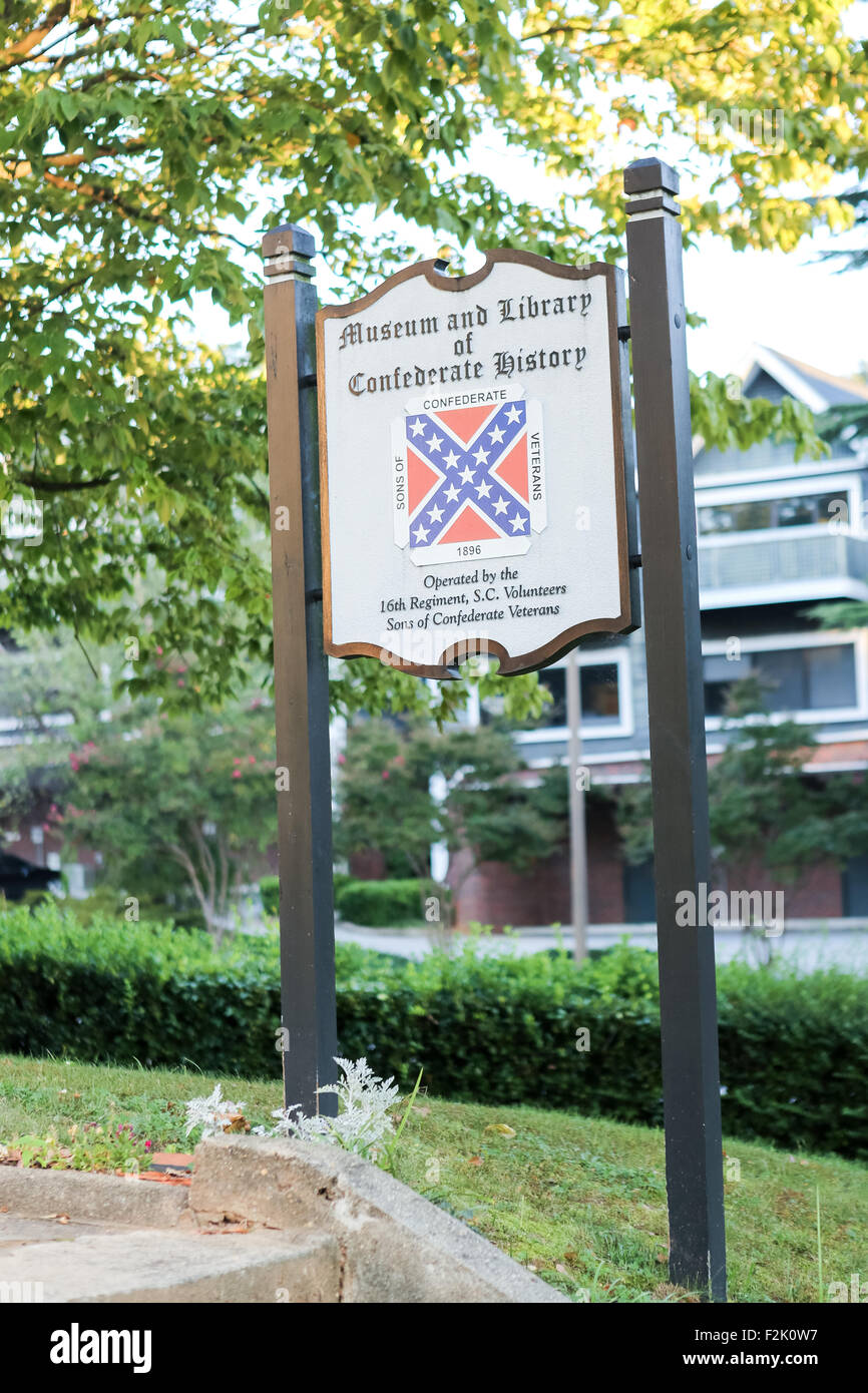 Museum of Confederate History in Greenville, South Carolina Stock Photo Alamy