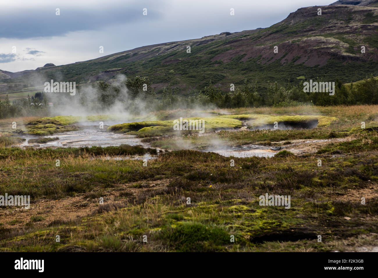 Iceland, Geysir, Stock Photo