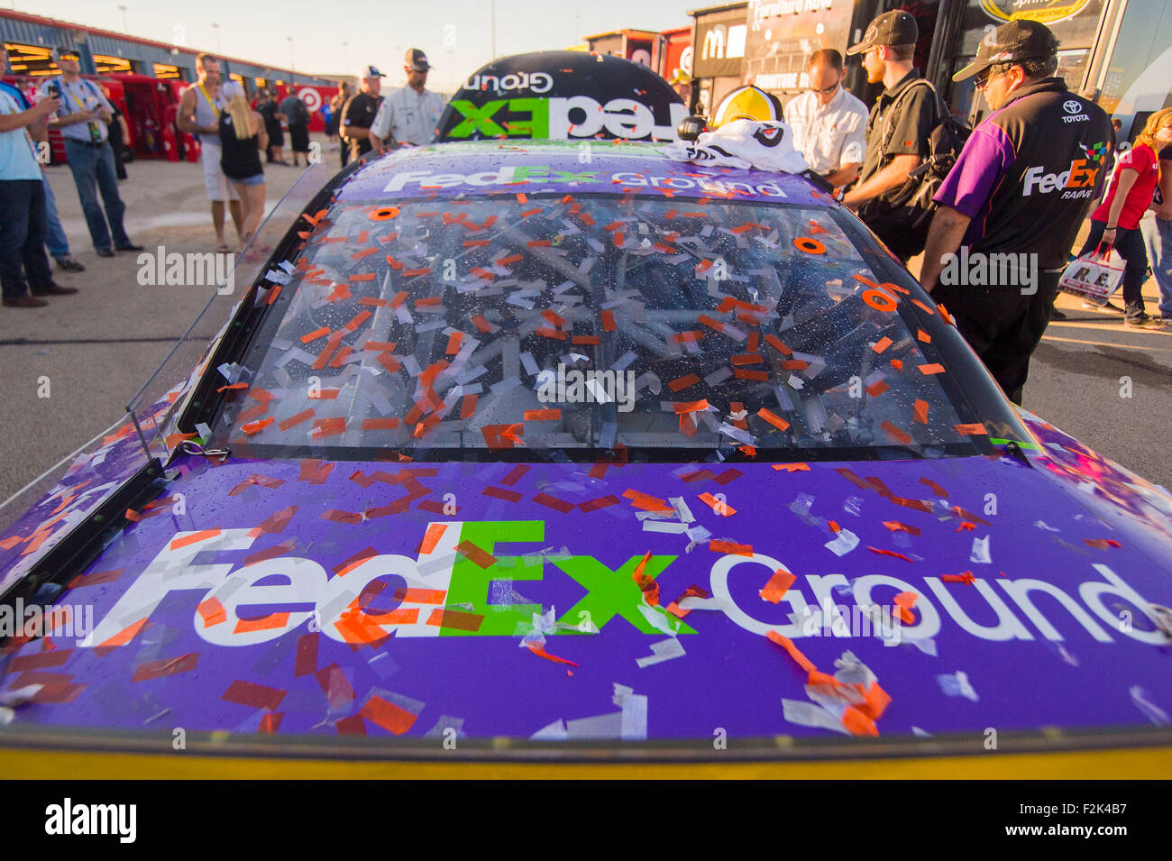 Fedex Racing Joe gibbs racing fedex toyota denny hamlin hi-res stock photography and ...