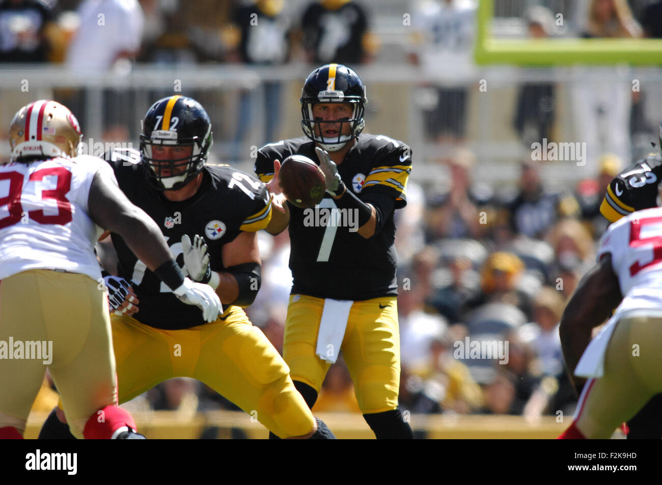 September 20th, 2015: Ben Roethlisberger #7 during the San Francisco ...