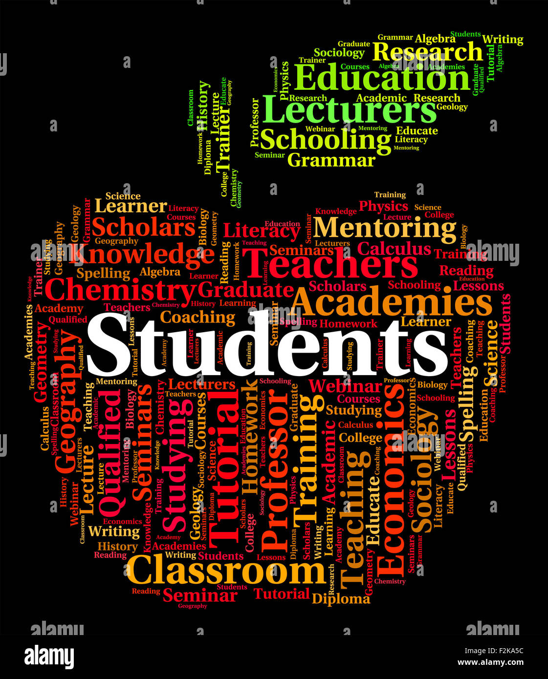 Students Word Showing Freshman Coed And Studying Stock Photo Alamy