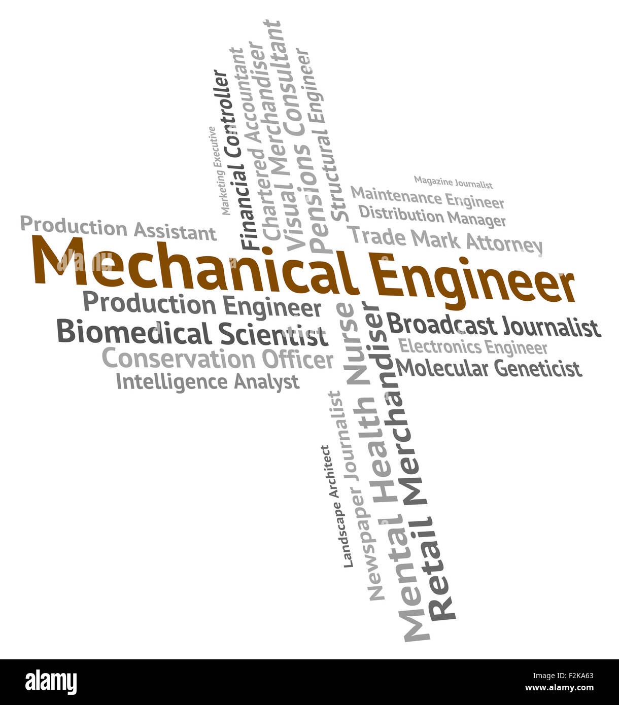 Mechanical Engineer Representing Text Word And Career Stock Photo Alamy