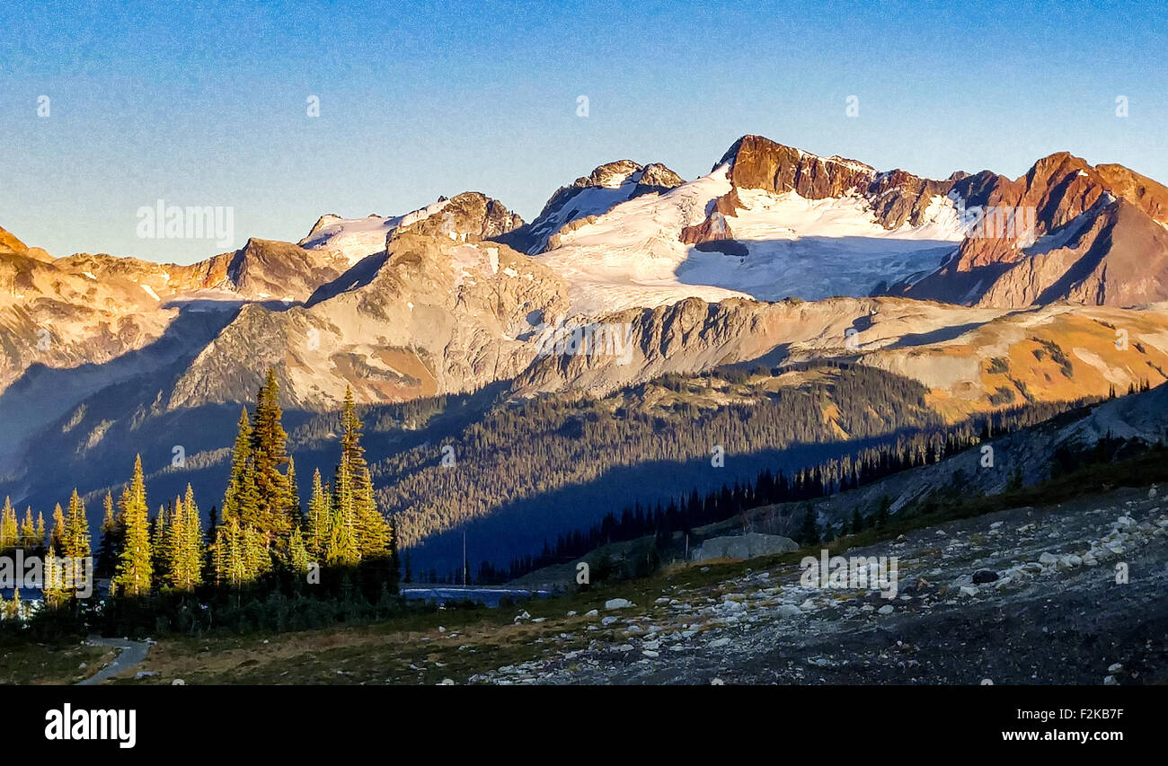 Armchair Glacier at Whistler Blackcomb in Canada Stock Photo