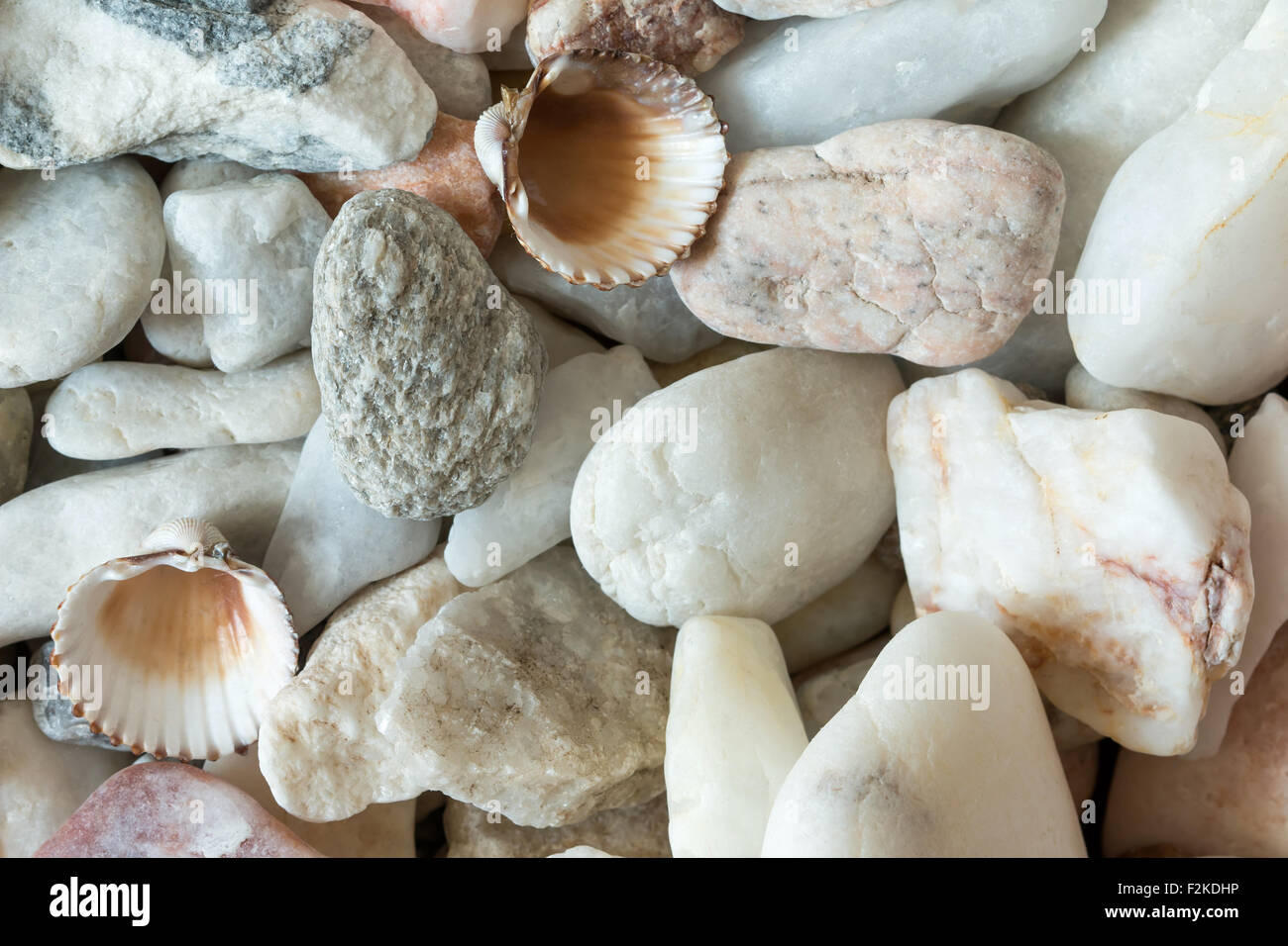Sea pebbles - gravel stones Stock Photo - Alamy