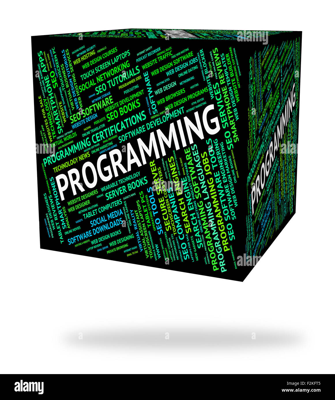 Programming Word Showing Software Design And Programmer Stock Photo - Alamy image.