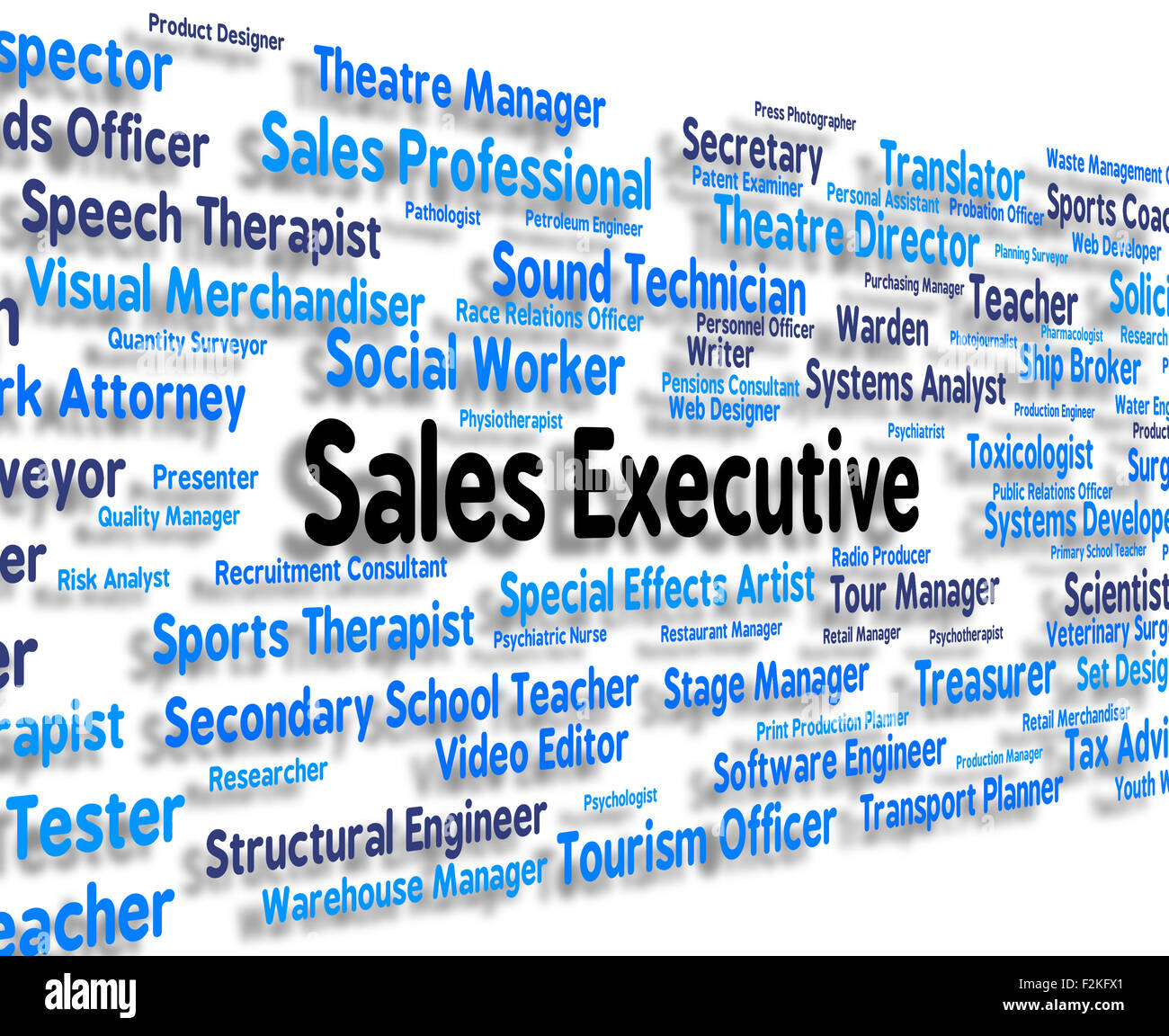 Sales Executive Indicating Managing Director And Hire Stock Photo Alamy