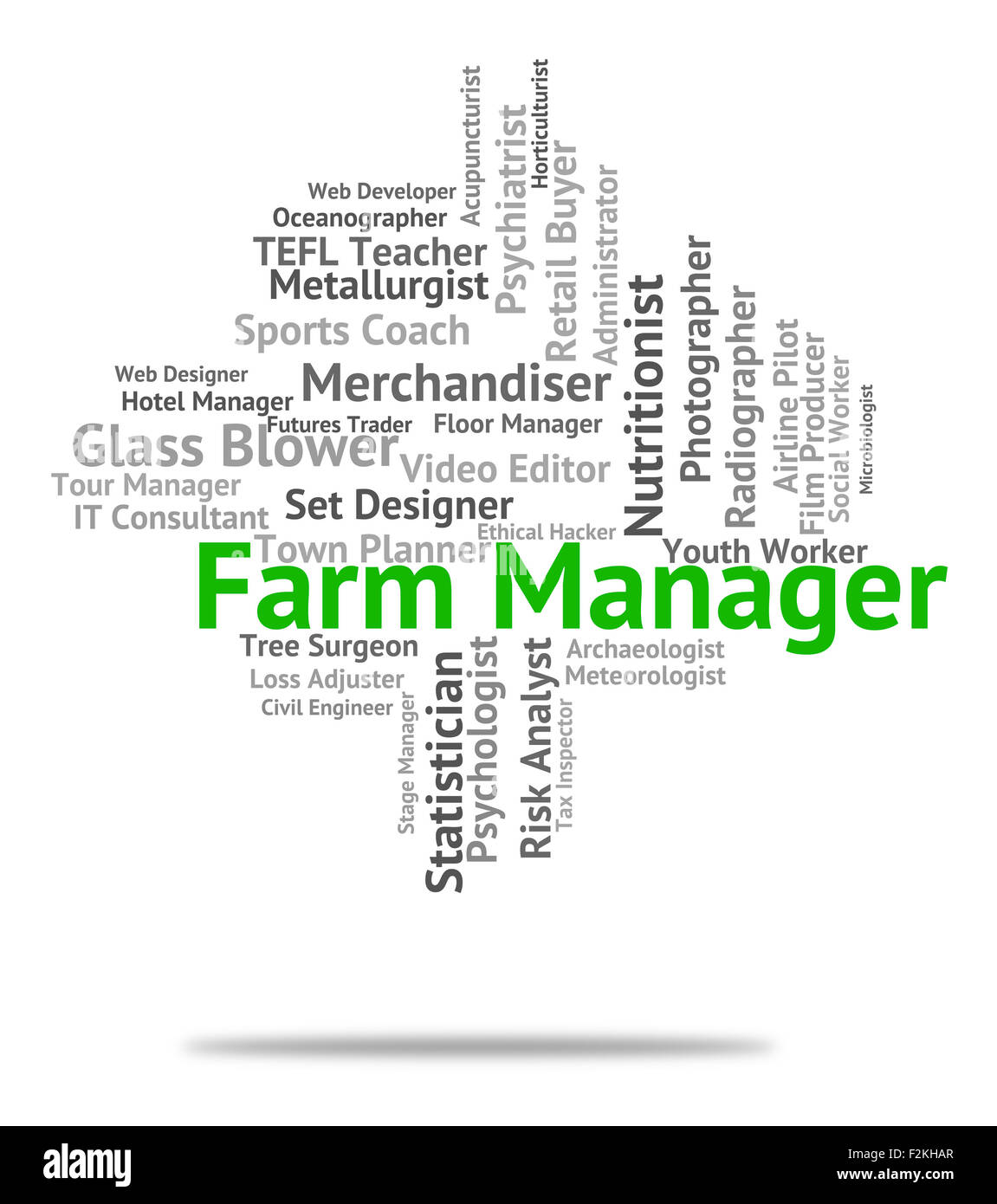 Farm Manager Indicating Recruitment Agricultural And Boss Stock Photo